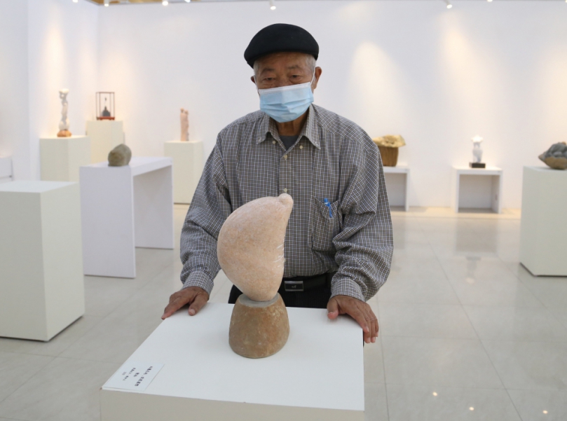臺灣東西兩岸石雕展  以獨特原生石材表現多元藝術創作