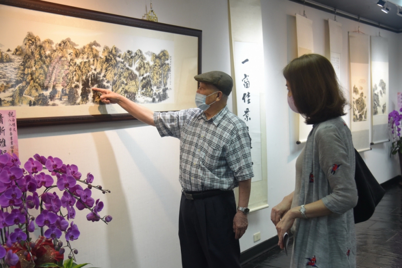 白博文88歲米壽展登場 山水書畫視覺大解封