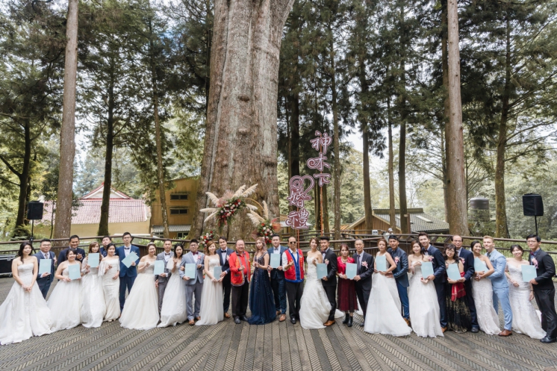 台灣最高海拔森林系婚禮 2021阿里山神木下婚禮  相約在10月31日至11月1日  限十五對新人  情人節開放報名