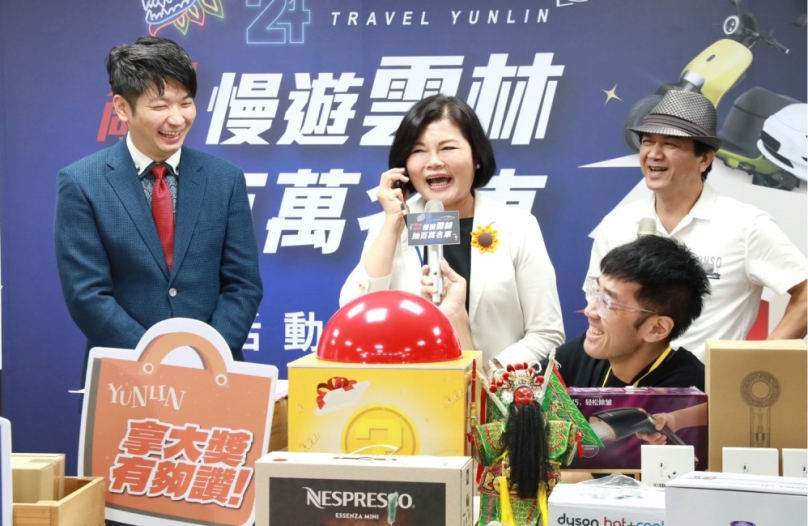 2024「與神同行遊雲林」百萬名車幸運得主 由縣長張麗善抽出並恭賀 宣布活動延長加碼送日本來回機票！