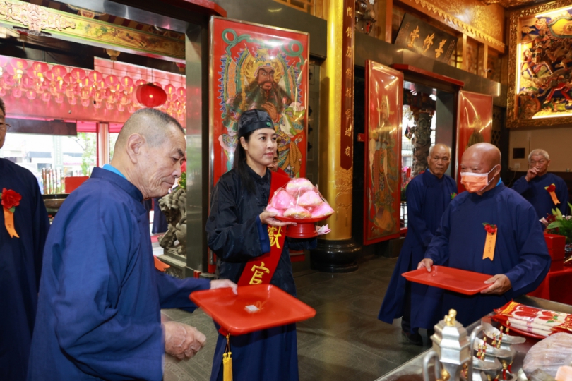 武聖關公1865週年誕辰 許縣長赴惠德宮、楞嚴宮、克明宮祈福