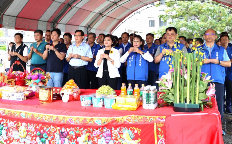 「2024國慶焰火在雲林」祈福祭典 縣長張麗善等人祈求焰火慶典圓滿 人員出入平安、縣民安康福祿〜