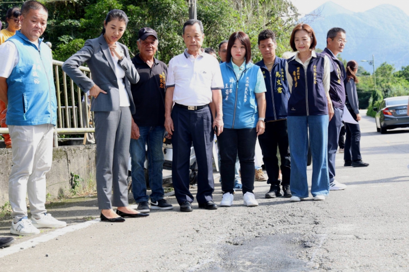 許縣長魚池鄉、國姓鄉、草屯鎮會勘 簽核16件工程逾1,800萬元改善計畫