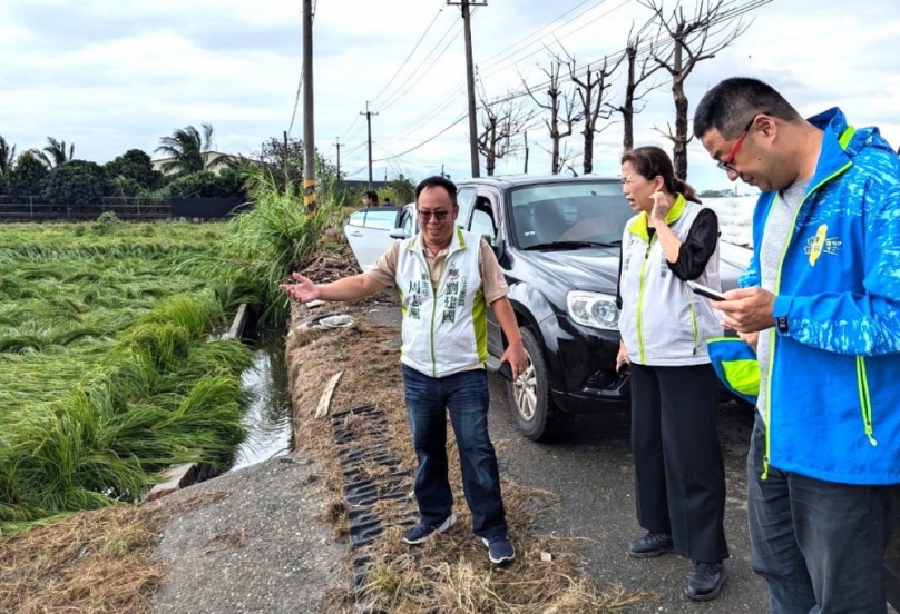 康芮強颱侵襲雲林水稻等受災嚴重 立委劉建國要求立即啟動水稻保險理賠及農業天然災害現金救助！