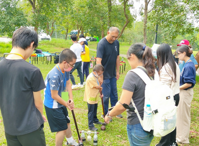 雲嘉青年志工中心創意布袋戲文化體驗 多元規劃無障礙木球融合趣味賽