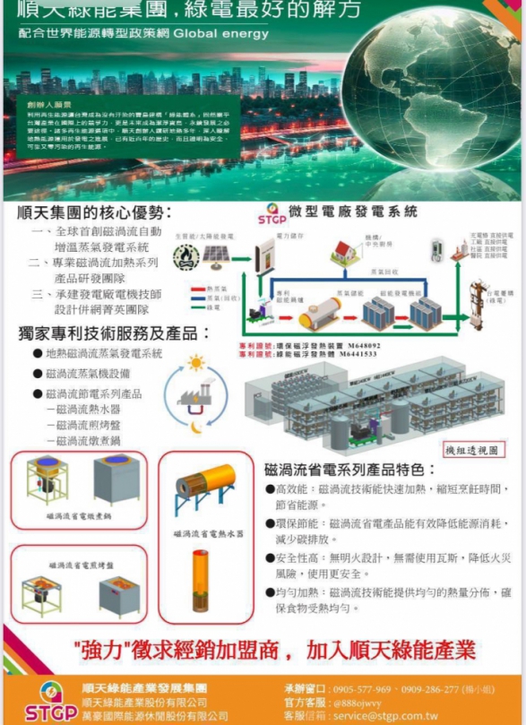 順天綠能集團｜綠電最好的解方，強力徵求經銷加盟商｜加入順天綠能產業！