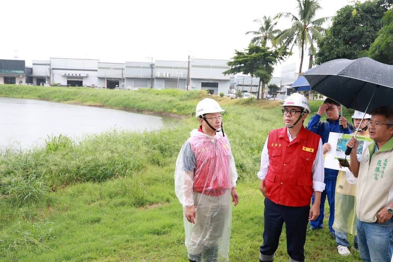 樺加沙走了陳其邁仍視察防洪設施