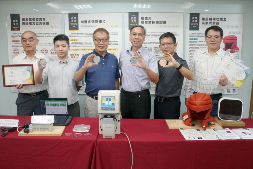 「2025台灣創新技術博覽會」，大葉勇奪3銀1銅佳績。（照片大葉提供）