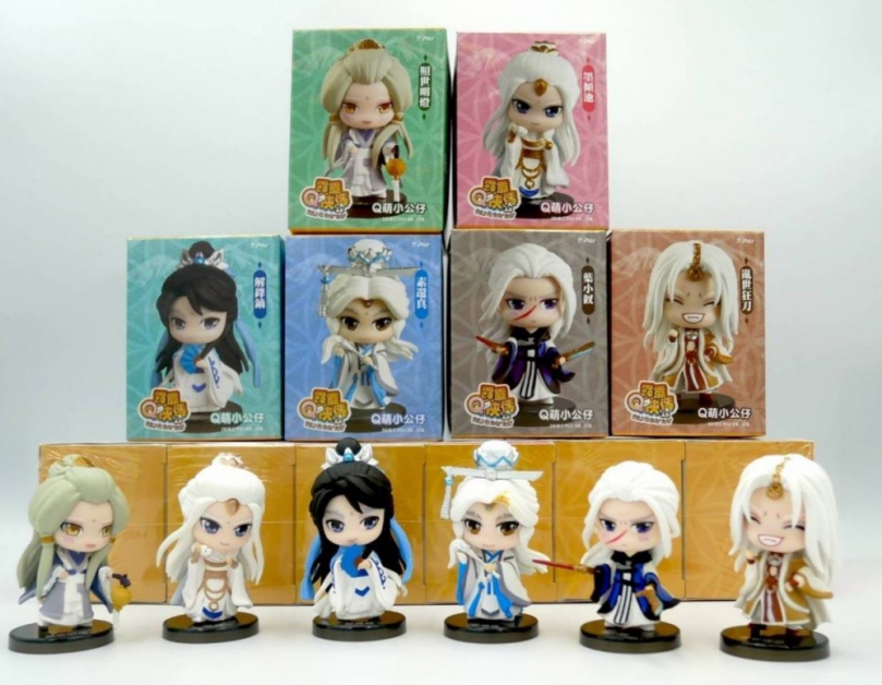 中捷霹靂布袋戲周邊商品 素還真、一頁書 即日起在豐樂公園站開賣