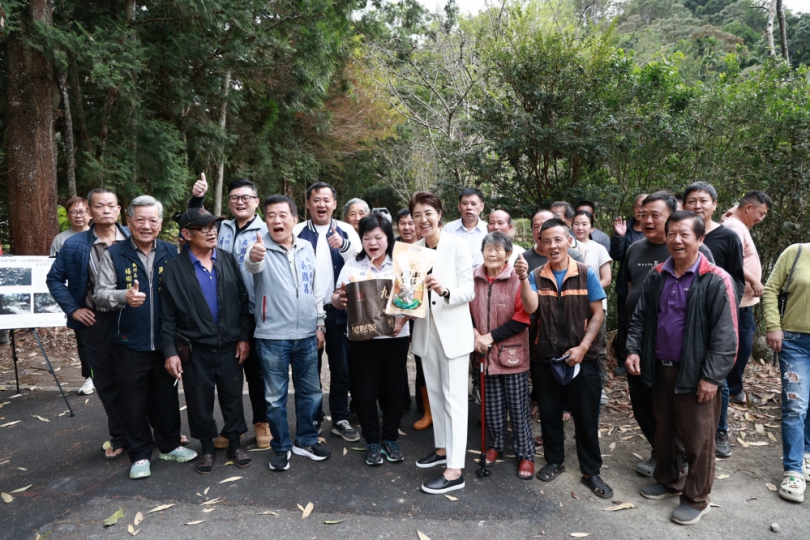 許縣長會勘埔里、國姓地區10件道路排水溝改善工程