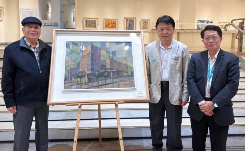 「活到老、畫到老」生命力 藝術家王輝煌〈浮生繪影〉大墩文化中心展出 畫出藝術生活新篇章