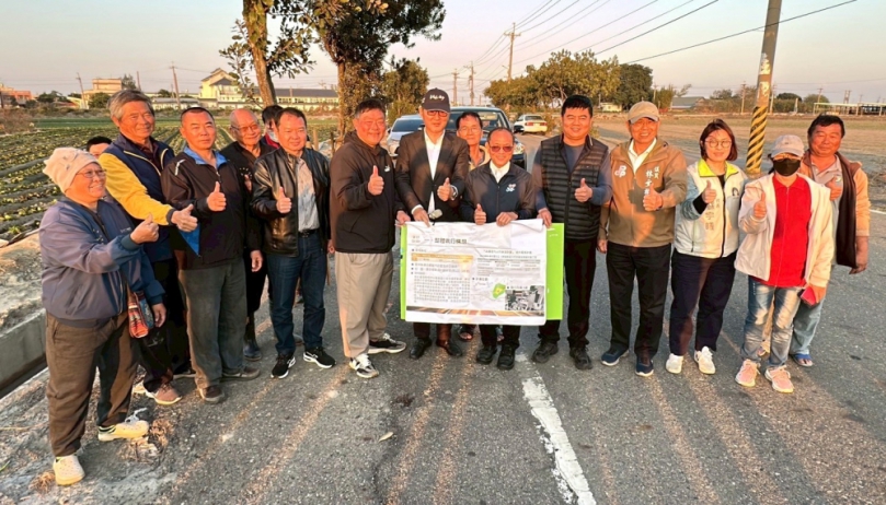 雲林立委劉建國邀交通部公路局官員會勘 爭取逾5600萬元經費 改善西螺及褒忠兩地鄉親人行安全〜