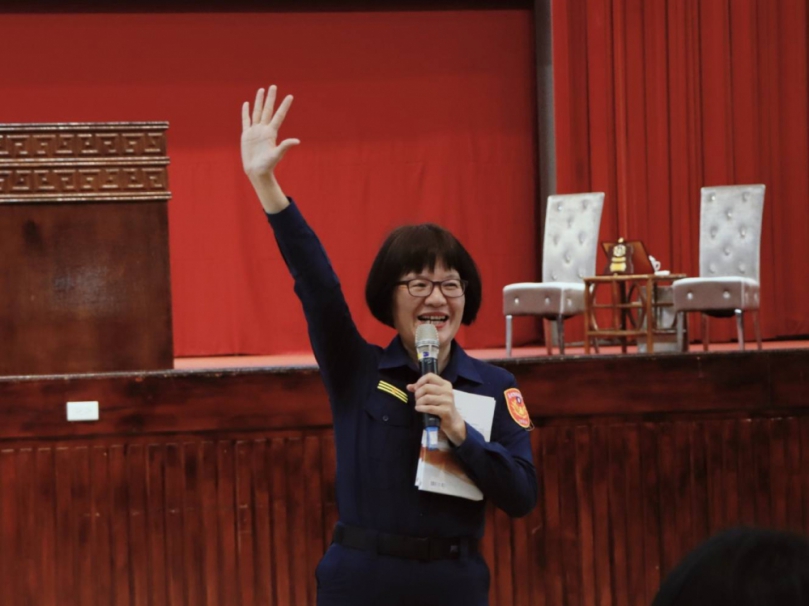 高哲翰講座教授點評臺北警局信義分局長蕭惠珠「精緻執法.與時俱進」