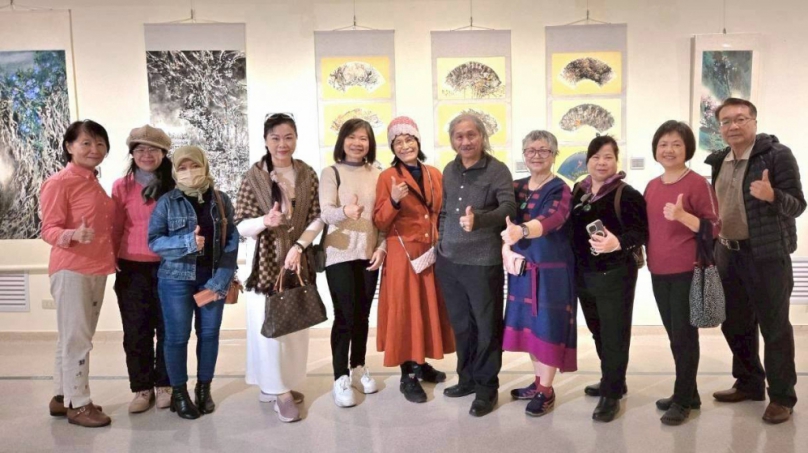 心善美心靈饗宴 涵融萬珠 臺中市東方水墨畫會會員團展 葫蘆墩文化中心展出