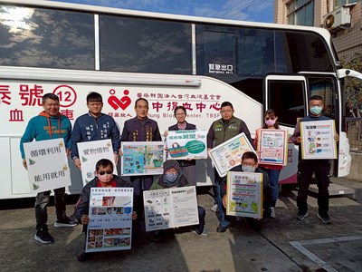 捐血傳愛、喜迎馬年 中市清潔隊員暖心捐血做公益