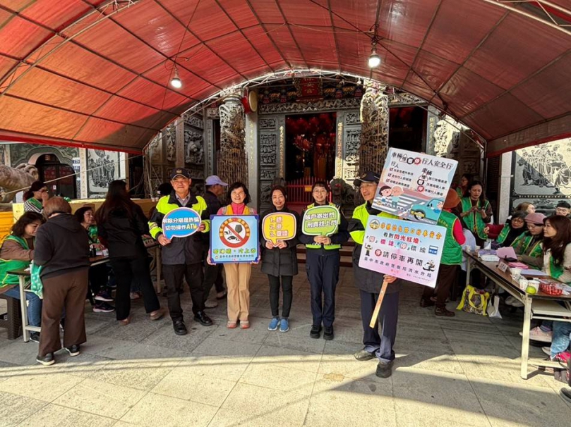 保安宮三山國王廟、港龍慈善協會寒冬送暖　警民攜手強化重要節日安全宣導