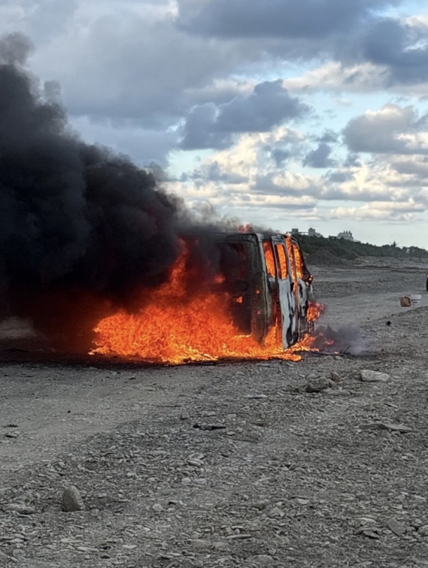 火燒車｜臺東縣消防局迅速撲滅
