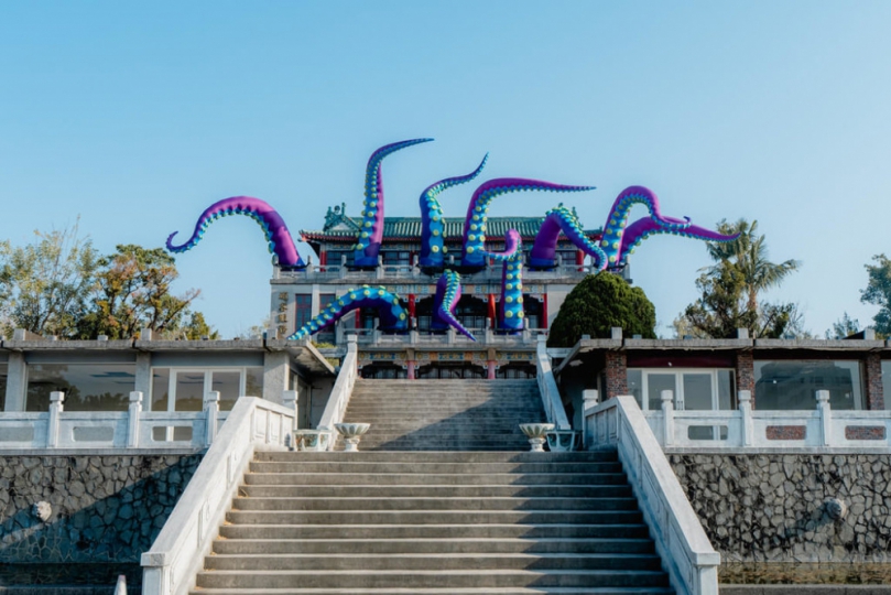 高雄果嶺公園、澄清湖公園換裝巨型裝置藝術登場