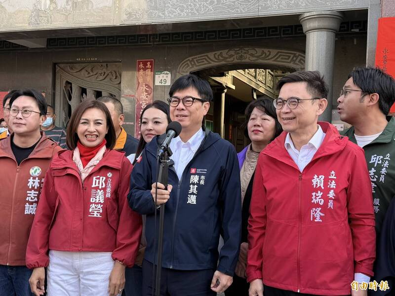 陳其邁被總統點名「麥克風以後會比較大隻」回應市政不能鬆懈