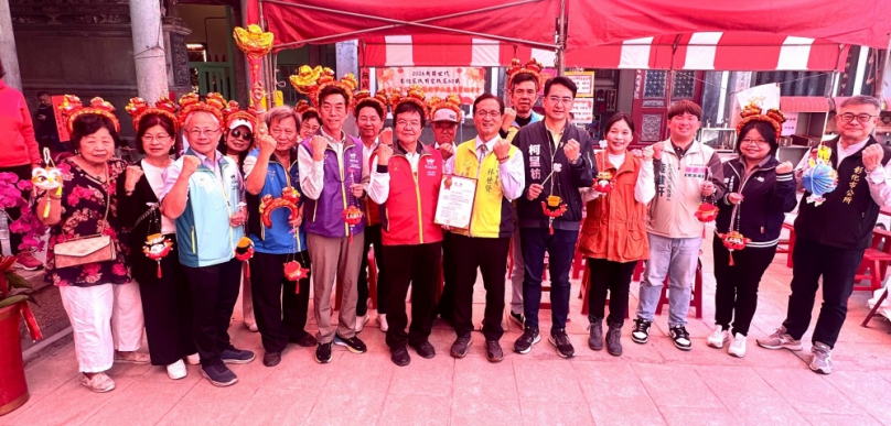 彰化家扶古早燈籠義賣開幕。(照片家扶提供)