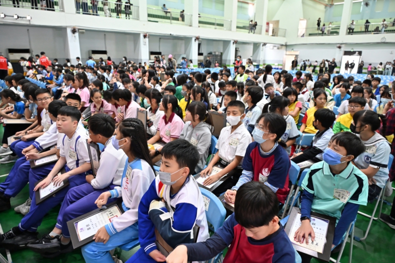 彰化縣府表揚462名國小模範兒童。（照片縣府提供）