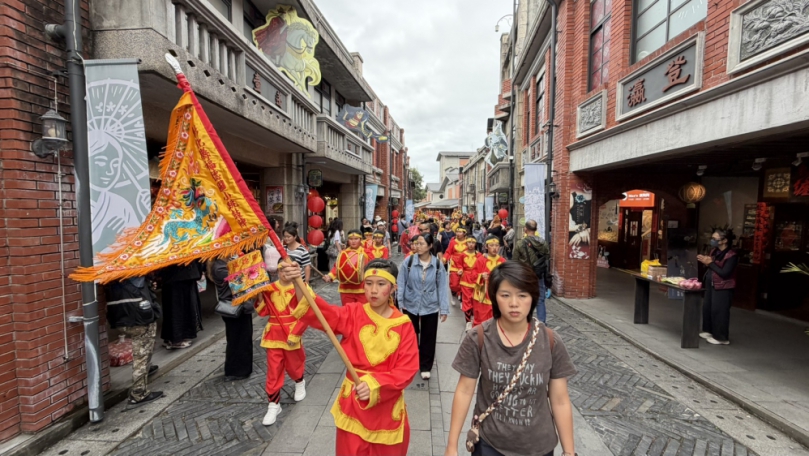 福德學子首度蒞臨宜蘭國立傳藝中心。(照片福德提供)