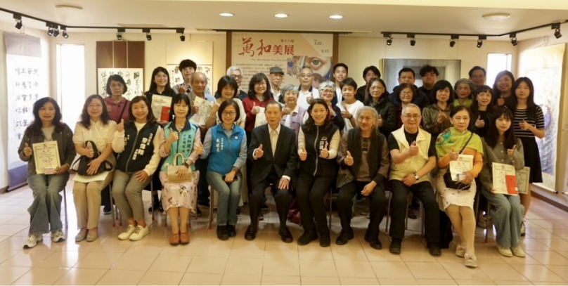 藝術新篇章 第18屆萬和美展頒獎強強滾 許仁蕙、邱琳媛 感謝萬和宮用心