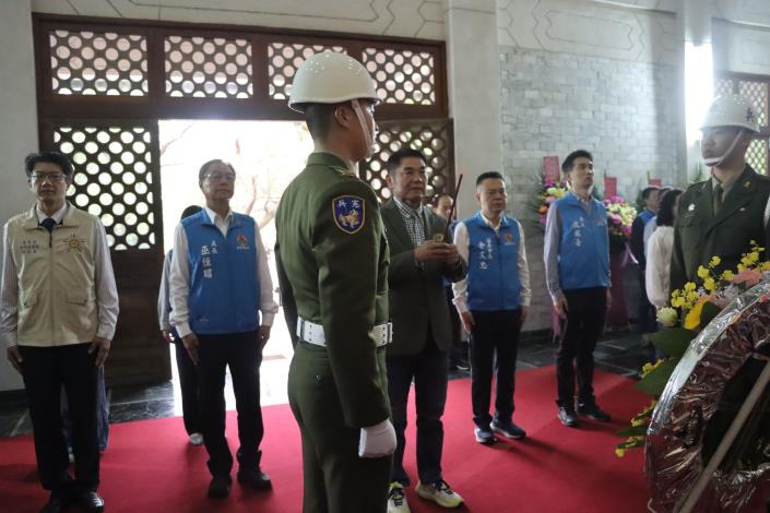 115年春祭陣亡官兵及殉職烈士暨遙祭黃陵聯合祭典 縣長鍾東錦擔任主祭官