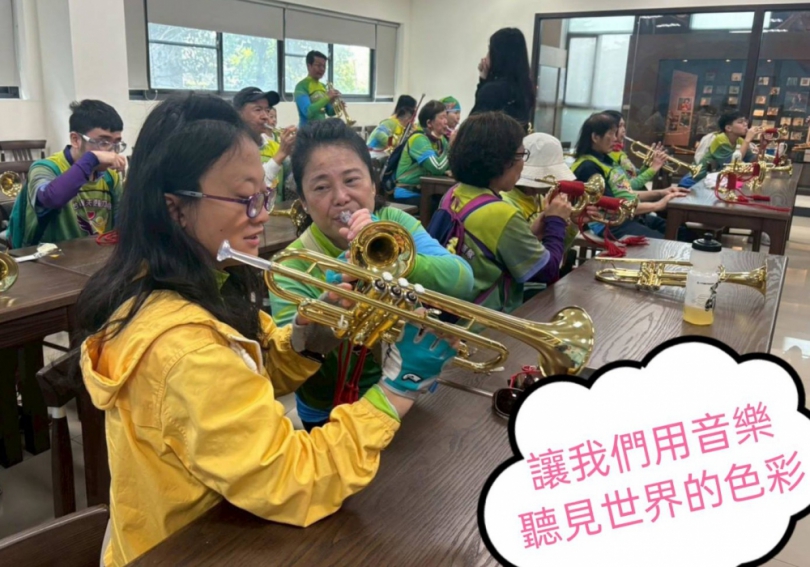 台中市視障天使協力車協會舉辦「嘉義風情 協力同行」 陪伴視障朋友共享騎行樂趣