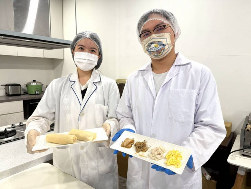 清明潤餅健康升級　中山醫大推高纖低糖新配