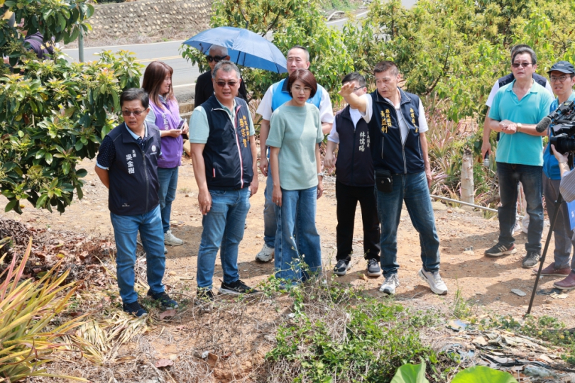 縣長許淑華會勘名間基層建設   核定1,024萬改善