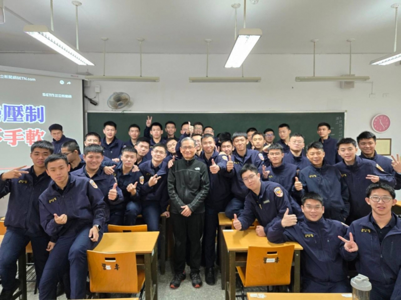 警專學生對高哲翰講座教授真誠回饋深感欣慰