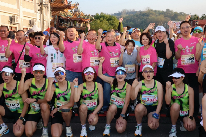 集集半程國際馬拉松開跑 多國選手齊聚飽覽小鎮風光