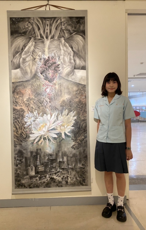 17歲高中生張芷瑜奪墨彩首獎!第73屆中部美展看見新世代藝術能量