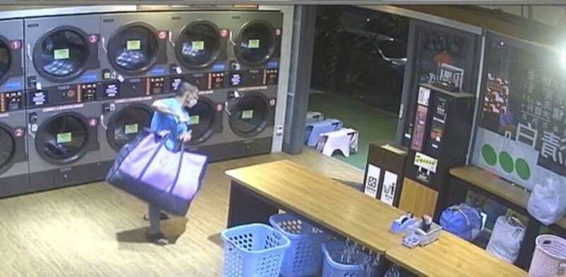 高雄自助洗衣店遭「洗劫」警追緝平頭男