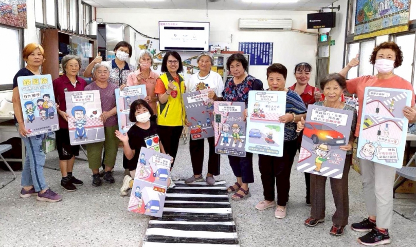 雲林莿桐樂齡學習優質中心推動「雲林縣斑馬行動列車」 青銀共學守護長者用路安全 打造高齡友善安全生活圈！