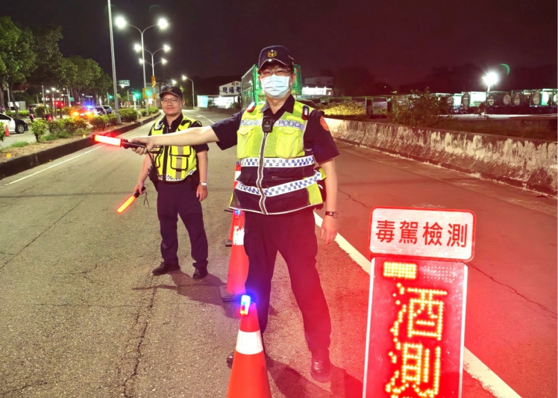 雲林縣警局取締「毒駕」零容忍！ 新制實施後48小時內 強力取締毒駕6件6人 展現警方防制毒駕、維護用路人安全決心！
