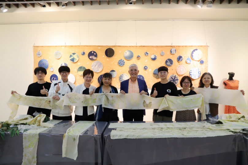 南華大學花葉移印工作坊天然染藝 展現自然生命力