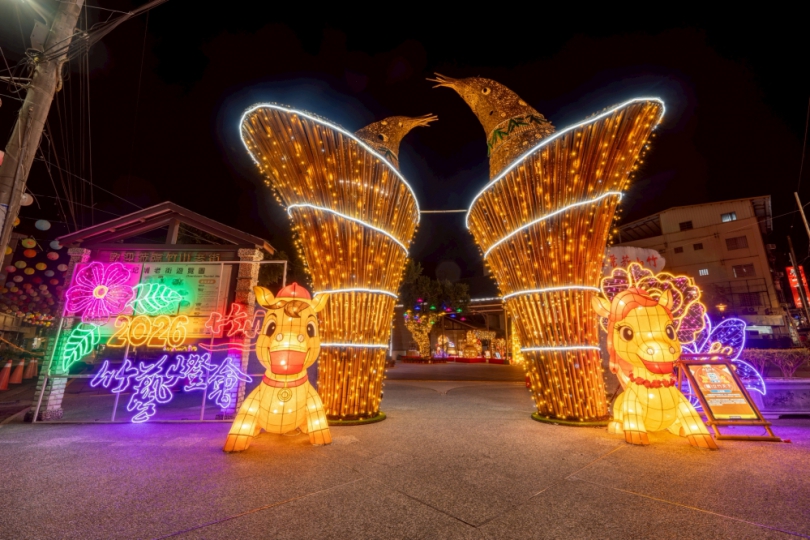 竹藝之光閃耀國際　2026竹山竹藝燈會勇奪倫敦設計獎銀獎