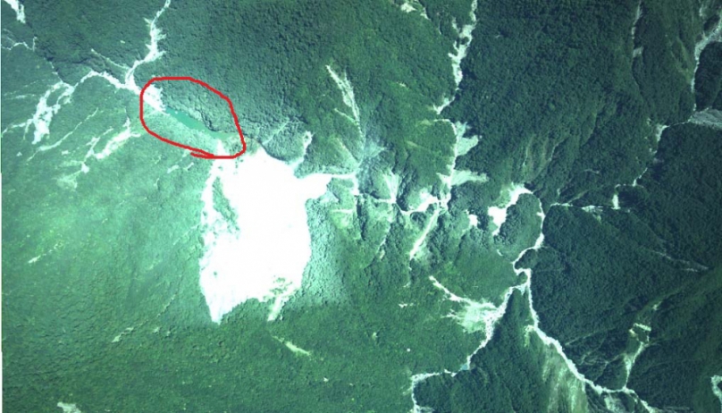 湖怪又來了｜萬里溪上游深山形成堰塞湖