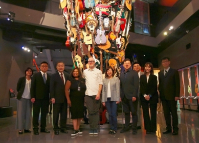 台中市政府參訪西雅圖「流行文化博物館」  汲取影視音文創經驗發展軟實力