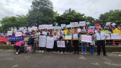 客家鄉親抗議文化部「臺灣臺語」　強調尊重各族群對母語自稱權利