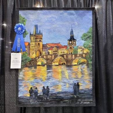 殷麗慧副秘書長 獲得國際拼布藝術大獎　再創臺灣藝術新高峰