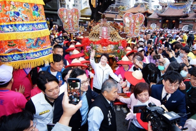 台中市旱溪媽祖遶境十八庄祈安植福活動今起駕為期22天遶境行程