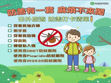 防範恙蟲病感染風險掃墓踏青平安無恙