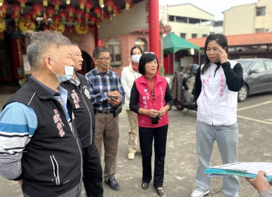 雲林斗六九老爺朝龍宮積極推展公益 獲縣政府、市公所及各級民代肯定 共同爭取經費整修廟埕維護安全〜