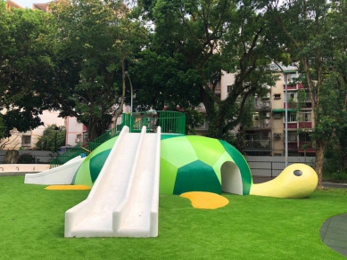 新北超萌海龜遊戲場 新店福民公園 打造幸福與可愛滿分的新公園！