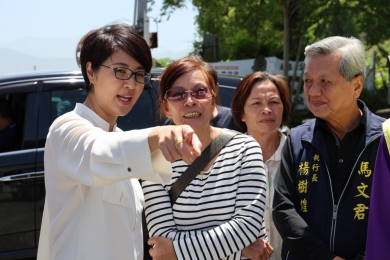 改善魚池、埔里多處道路排水 許縣長會勘簽核逾1,700萬元經費