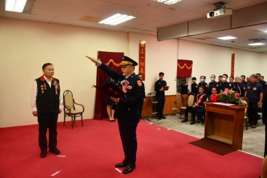新任吉安警分局長陳盈元走馬上任｜卸任分局長林俊廷降調基隆市警察局警務參