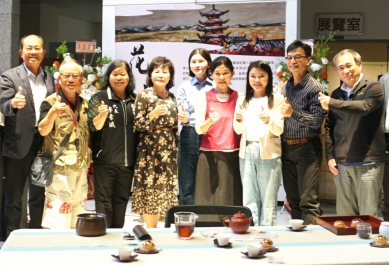 「花間水影」〜雲林虎科大教授朱文浩、廖敦如 於該校藝術中心舉辦雙人展 歡迎民眾蒞臨參觀